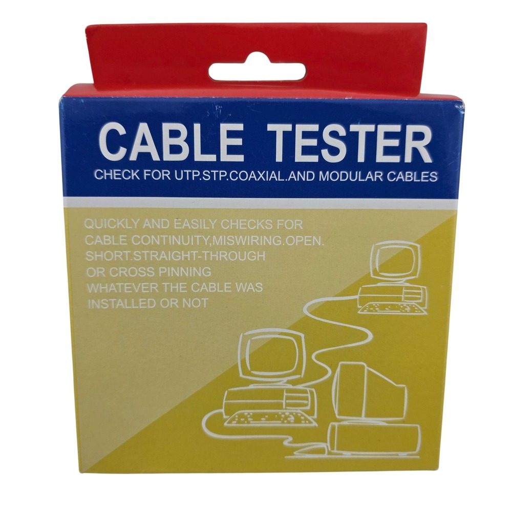 Cable Tester NSS-468AF RJ45 RJ11 RJ12 BNC Network Tool Tech Gear Signal Tools